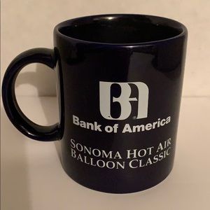 VTG B of A logo Sonoma hot air balloon Mug